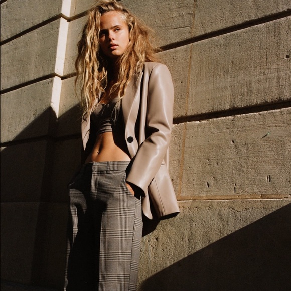 SOLD 🔥Zara faux leather oversized blazer - Picture 6 of 16